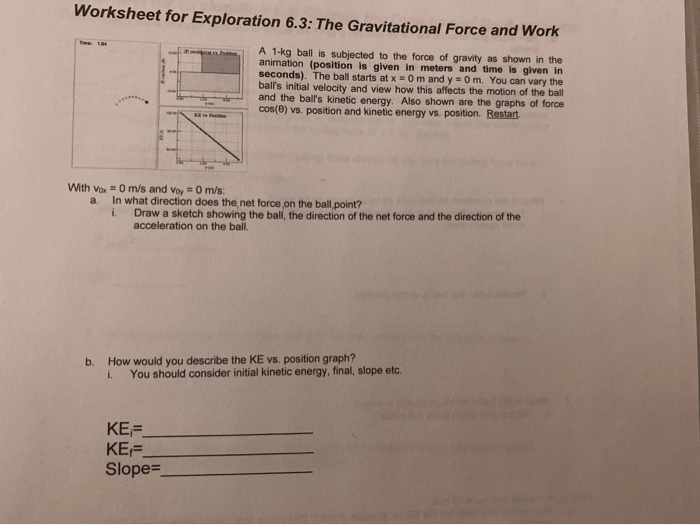 Homework for lab 6 gravitational forces answers